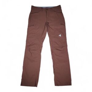 Eddie Bauer First Ascent Pants Men's 32x32 Brown Guide Pro Hiking Outdoor Pocket